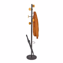 Alba PMMUSIC N coat rack Floorstanding 3 hook(s) Black