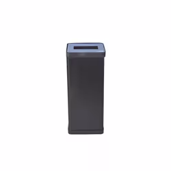Alba PBCORBN B, 50 L, Square, Acrylonitrile butadiene styrene (ABS), Steel, Black, France, 310 mm