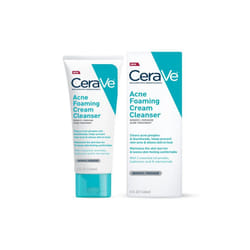 CeraVe Acne Foaming Cream Cleanser, 5 oz Hyalurnic Acid + Niacinamide