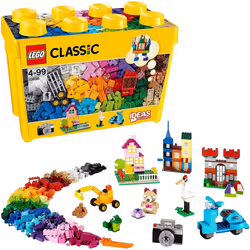 LEGO 10698 Classic Large Creative Brick Box Construction Set, Toy Storage, Fun Colourful Toy Bricks for LEGO Masters