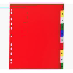 Exacompta 84E divider Polypropylene (PP) Multicolour
