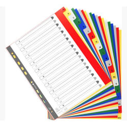 Exacompta 90E divider Polypropylene (PP) Multicolour