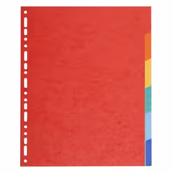 FOREVER Exacompta Forever Recycled Divider 6 Part A4 Extra Wide 220gsm
