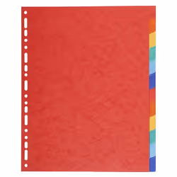 FOREVER Exacompta Forever Recycled Divider 12 Part A4 Extra Wide 220gs