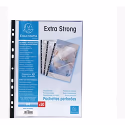 Smooth high transparent pouch with superior quality. Highly resistant material for intensive use.Open top.European punched ho ...