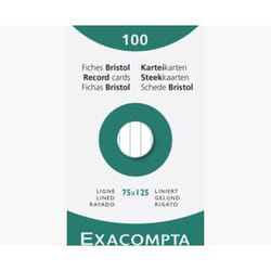 Exacompta 13801X index card White