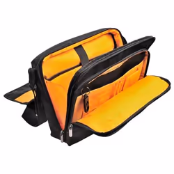 Exacompta 17234E laptop case 35.6 cm (14") Messenger case Black