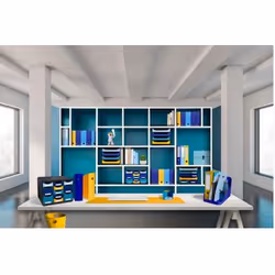 Exacompta Bee Blue Deskmat 40x80cm - Marine/sky - New - Additional view 5