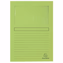 Exacompta Forever A4 Window Folder, 120 gsm, Assorted Colours, Pack of 50 - Additional view 8