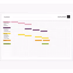 Exacompta 57160E planning board Year