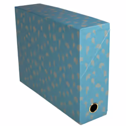 Exacompta Neo Deco box file 800 sheets Black, Turquoise, White Cardboard