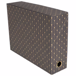 Exacompta Neo Deco box file 800 sheets Black, Turquoise, White Cardboard