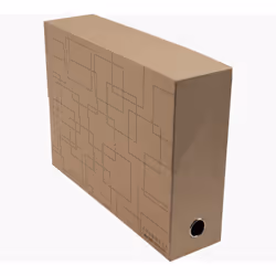 Exacompta TRANSFER BOX, Packaging box, Delivery, Storage, Cardboard, Brown, 345 mm, 90 mm