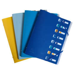 Exacompta BeeBlue Polypropylene (PP) Blue. Light Blue. Turquoise. Yell
