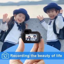 Retro Mini Camera with Screen Indoor Home Outdoor 1080p HD Portable Very Small Camera Video Support TF Card Holiday Gifts - O ...