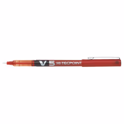 Pilot V5 Liquid Ink Rollerball 0.5 mm Tip (Pack of 3) - Black/Blue/Red