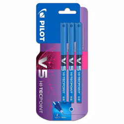 V5 Liquid Ink Rollerball Fine Line Triple Blister