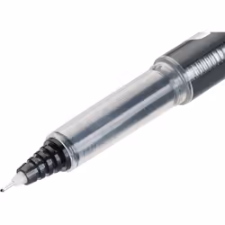Pilot V5 Cartridge System Liquid Ink Rollerball, 0.5 mm Tip Single Pen with 3 Free Refills - Black