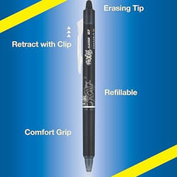 Pilot FRIXION RBL PENS/RFL BLK PK24
