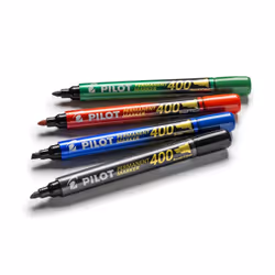 Pilot 400 permanent marker Chisel tip Black 20 pc(s) - Additional view 5