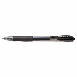 Pilot G-207 Retractable Gel Rollerball Pen 0.7mm Tip 0.39mm Line Black