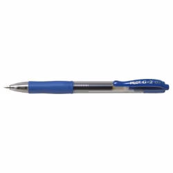 Pilot G-207 Retractable Gel Rollerball Pen 0.7mm Tip 0.39mm Line Blue