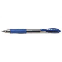 Pilot G-207 Retractable Gel Rollerball Pen 0.7mm Tip 0.39mm Line Blue