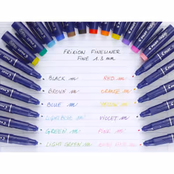 Pilot FriXion fineliner Fine Black, Blue, Green, Red 4 pc(s)