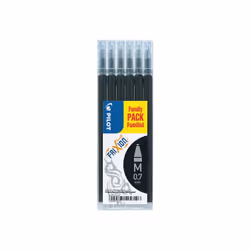 Pilot FriXion Ball, Black, Black, 0.7 mm, 0.35 mm, 6 pc(s)