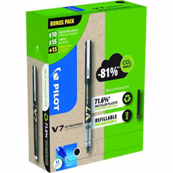 Pilot Begreen V7 Hi-Tecpoint Cartridge System Liquid Ink Rollerball Pe
