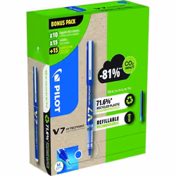 Pilot Begreen V7 Hi-Tecpoint Cartridge System Liquid Ink Rollerball Pe