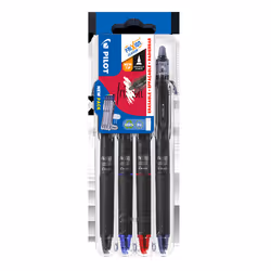 Pilot Set2Go Frixion Synergy Point Clicker Erasable Retractable Gel Pe