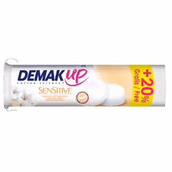 Demak'Up Sensitive Cotton pads 72 pcs, Cotton pad, White, 72 pc(s), France