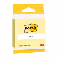 Post-It 6820, Square, Yellow, Paper, 76 mm, 76 mm, 100 sheets