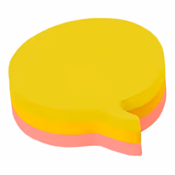 Post-It 7100172405, Other, Orange, Pink, Yellow, Paper, 70 mm, 70 mm, 76 sheets