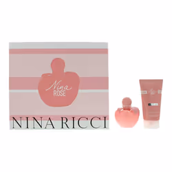 Nina Ricci Nina Rose Les Belles de Nina 50ml EDT Spray & 75ml Body Lotion Set