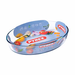 Pyrex Microwave Safe Classic Oval Roaster 30cm Transparent - Additional view 4