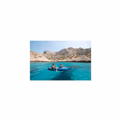 Sevylor inflatable canoe Adventure Kit - robust 2 person folding kayak incl. 2 paddles, foot pump, 314 x 88 cm