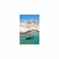 Sevylor inflatable canoe Adventure Kit - robust 2 person folding kayak incl. 2 paddles, foot pump, 314 x 88 cm