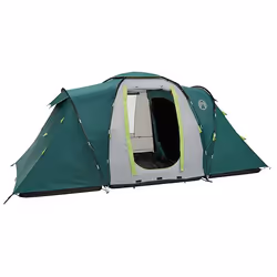 Coleman Spruce Falls 4, Camping, Hard frame, Group tent, 4 person(s), Ground cloth, Green, Grey