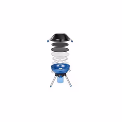 Campingaz Party Grill 400 CV, Black, Blue, Round, 1 zone(s), Detachable lid, 3 leg(s), 2000 W