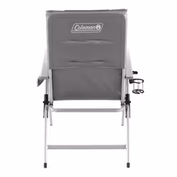 Coleman 5 Position Padded Recliner Chair - Grey