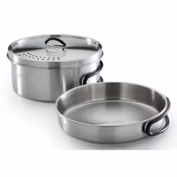 Campingaz Topf-Set Trekking Kit 3-teilig edelstahl 1 Topf+ 1 Deckel+ 1