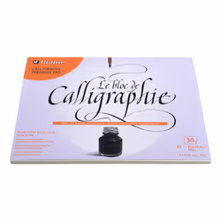 Brause A5 Vellum Calligraphy Pad, White, Pack of 30 Sheets