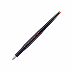 Brause - Ref 97411B - Calligraphy Set - Includes 1.1mm Calligrapher's Fountain Pen  6 x Coloured Universal Format Ink Cartridges & Instructi
