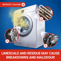 Calgon 3in1 Power Gel Washing Machine Water Softener 750ml Limescale Protection