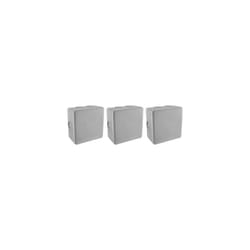718814 Electrical Junction Box - Outdoor Waterproof - Set of 3 Junction Boxes IP54 115 x 115 cm