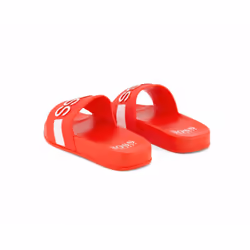 Hugo Boss Kids J29246 997 Logo Slider Red - UK 6.5 / EU 40