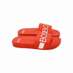Hugo Boss Boy's Logo Sliders Red - J29274 997-6