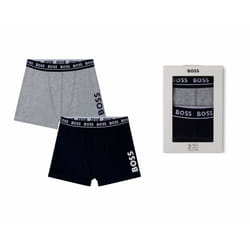 Hugo Boss Boy's J20328 849 Boxer Shorts Navy Grey - 4 Years